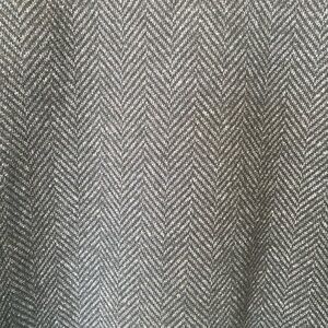 Ibex Gray Herringbone Mini Skirt with hidden pocket size Medium